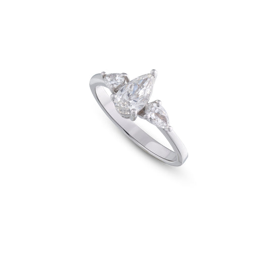 PEAR SHAPE SOLITAIRE A
